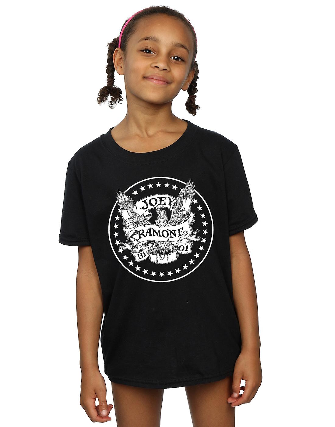 Joey Ramone Girls Anniversary Crest T 