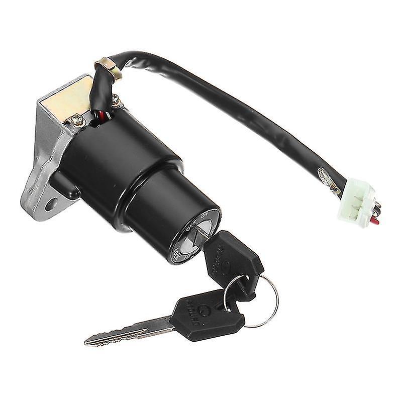 Motorcycle Ignition Switch Lock Assembly 3-pin with Keys Fit Compatible with Dt 125 R/tzr 250/ 350/