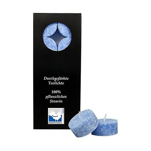 Blue tea candle 10 units