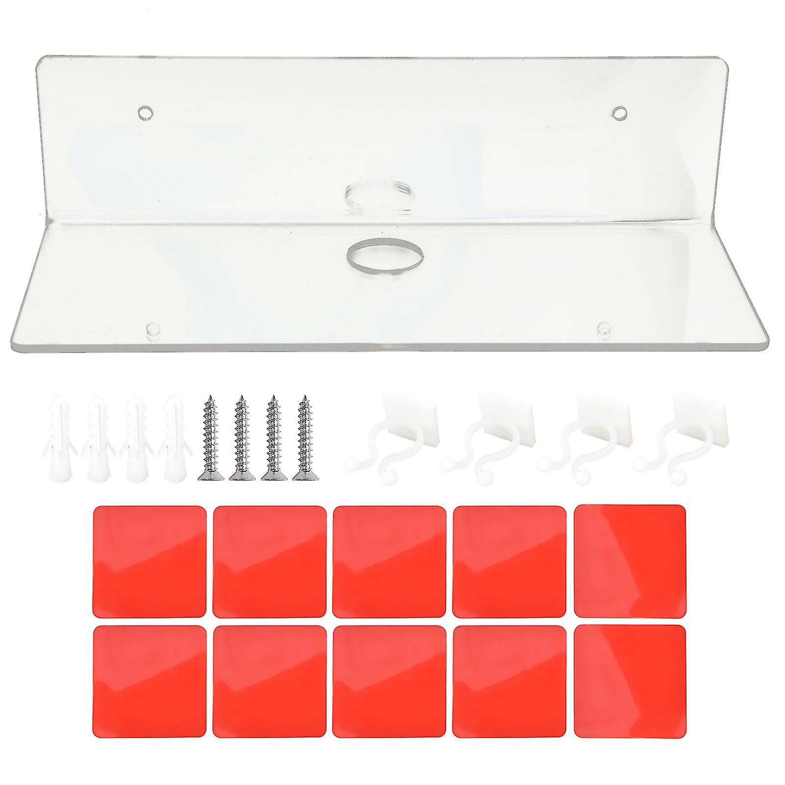 Wall Mounted Toy Holder Shooting Model Toy Acrylic Display Stand Rack Bracket Transparent