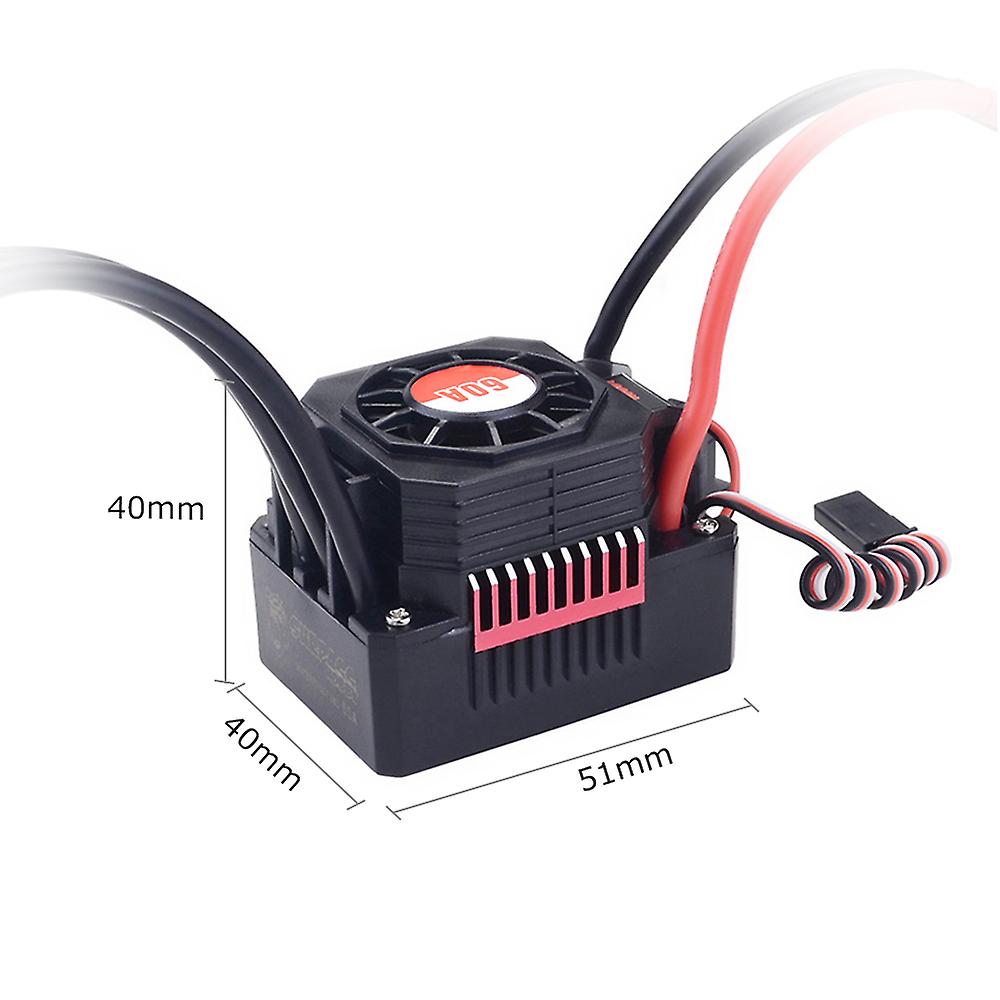 60a Brushless Esc Waterproof Electric Speed Controller