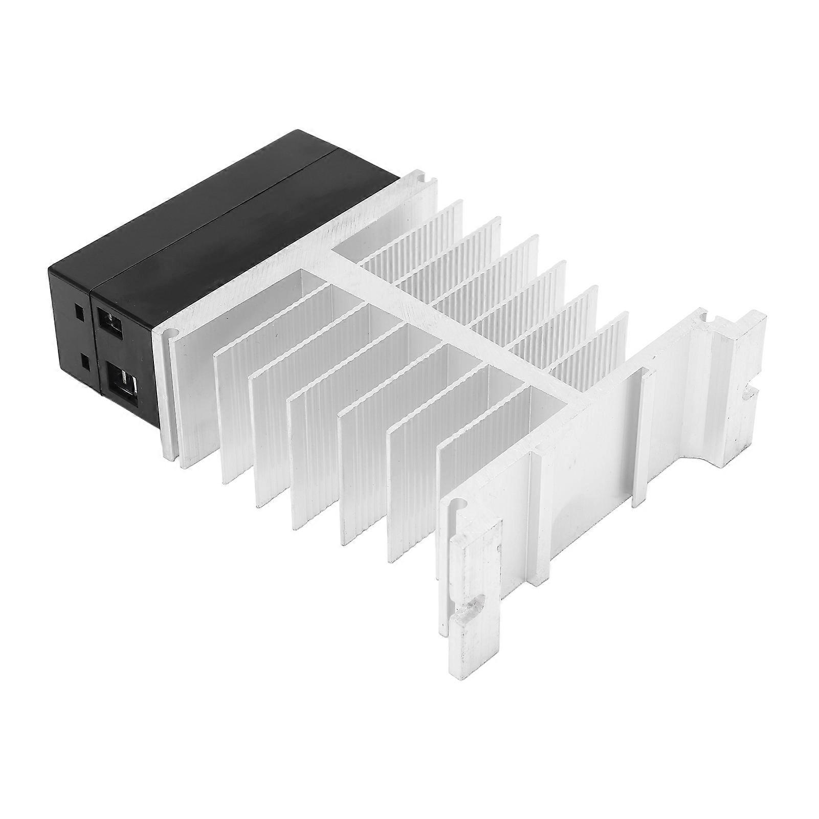 BERM DC to DC Solid State Relay with Heat Sink Input 3‑32VDC Output 5‑220VDC Safe SSR Module 120A