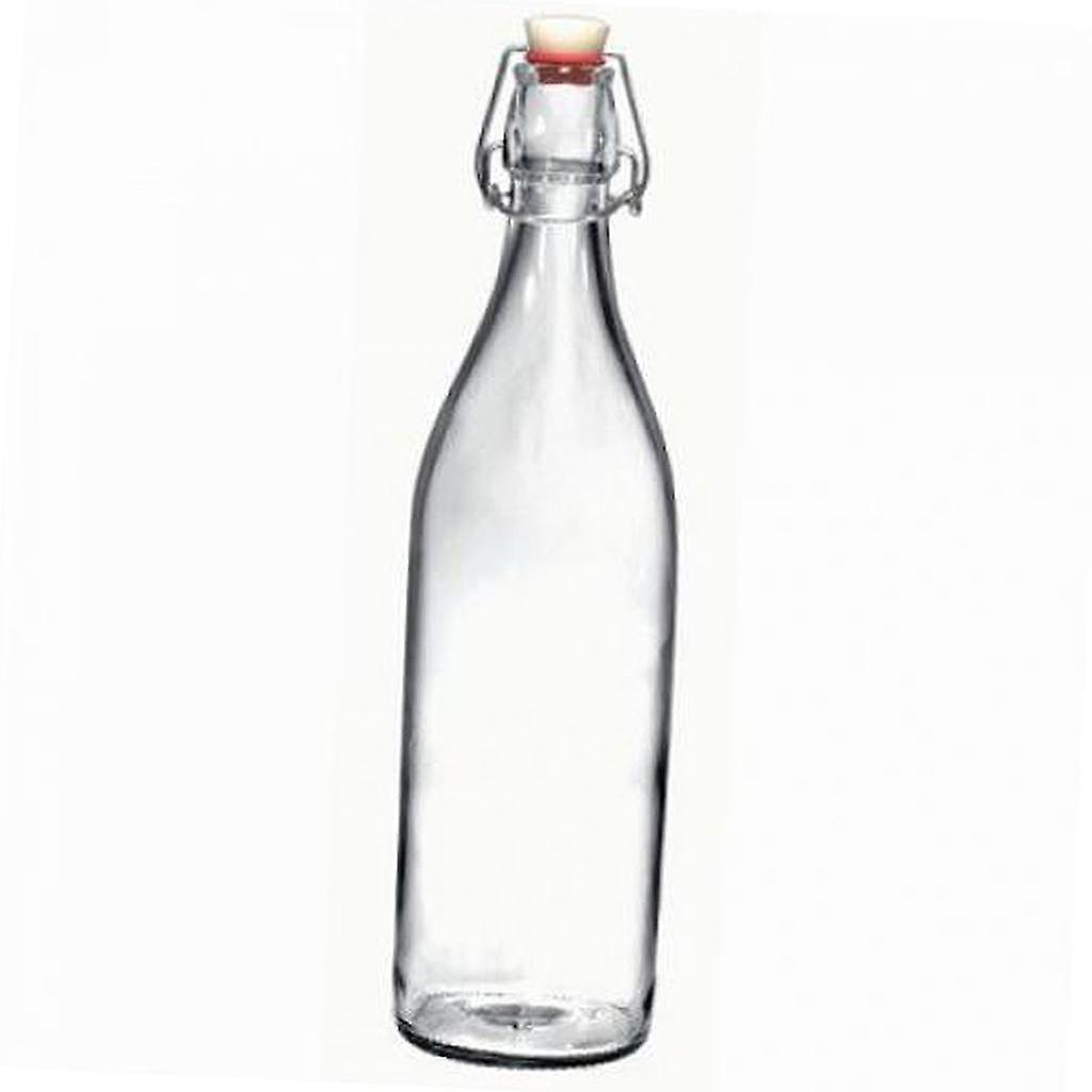 Glasflaska Vattenjuice Flaska Vinsprit Honung Förvaringsflaska 1000ml