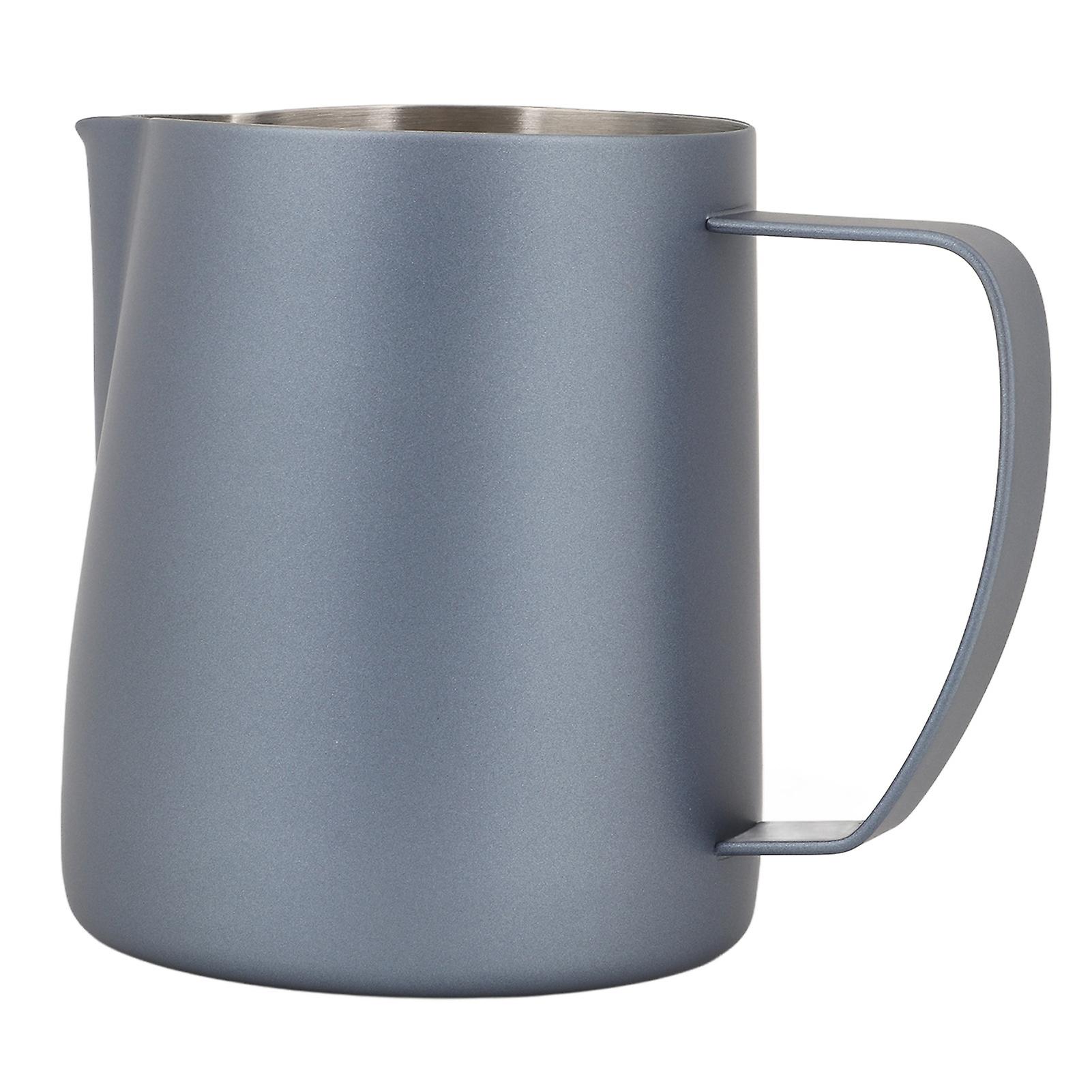 700ml Stainless Steel Coffee Milk Frothing Cup - Steaming Pitcher for Coffee Latte Art and Frothy Creations(RoyalBlue)