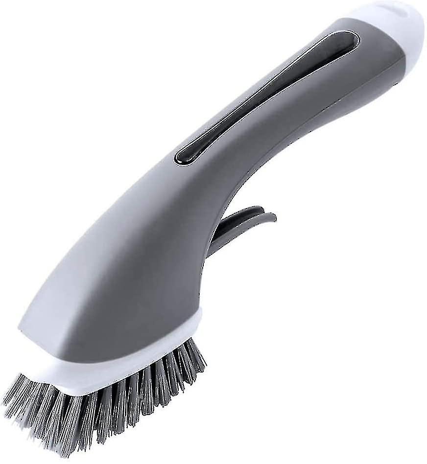 Household Cleaning Cleaning Brush Liquid Cleaning Brush(gray)