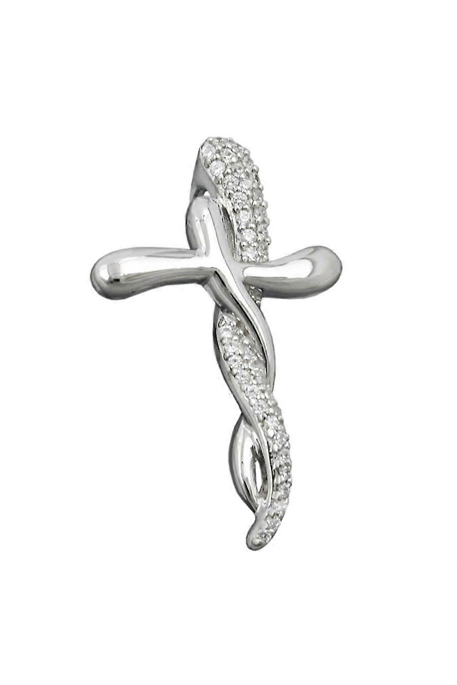 Pendant Cross With Zirconias Silver 925 - Gl94014