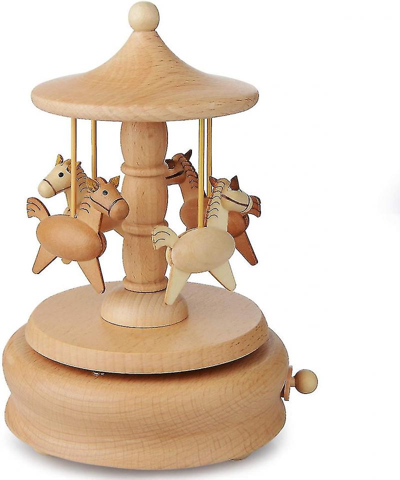 صندوق موسيقى خشبي للفتيات عيد الحب هدية عيد ميلاد هدية السفر