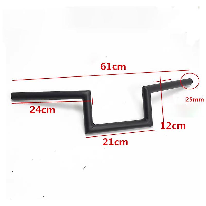 Καθολικές τροποποιήσεις τιμόνι σκούτερ μοτοσικλετών 22mm 7/8» Cafe δρομέας vintage τιμόνι για Honda Suzuki Bobber Harley ~ 5367