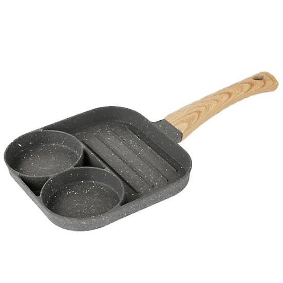 Breakfast Pan Rustproof Fast Heating Smooth Modern Roller Pancake Pan Small Frying Pan for Indoor`