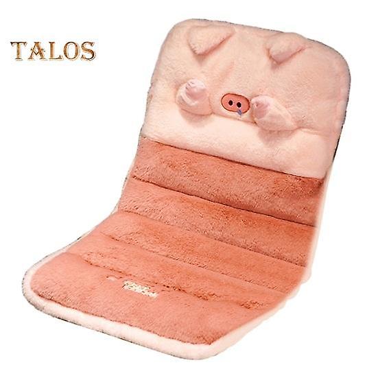 Chair Cushion with Backrest Wear Resistant Ultra-Thick Super Soft Cute Cartoon Stuffed Plush Seat Cushion