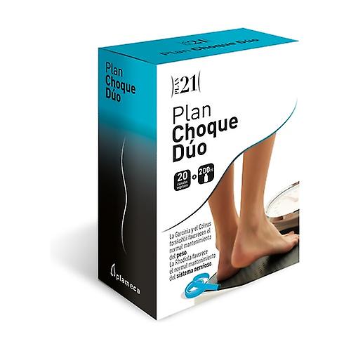 Plan 21 Shock Duo 2 in 1 20 capsules + 200 ml