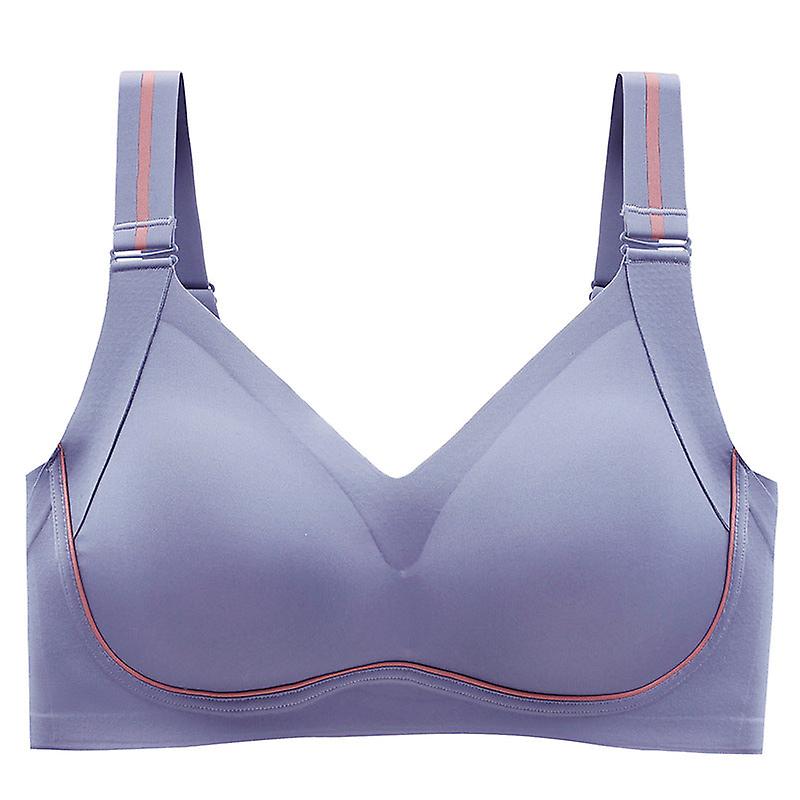 Women Sports Bra Seamless Latex Push-up Simple Underwear