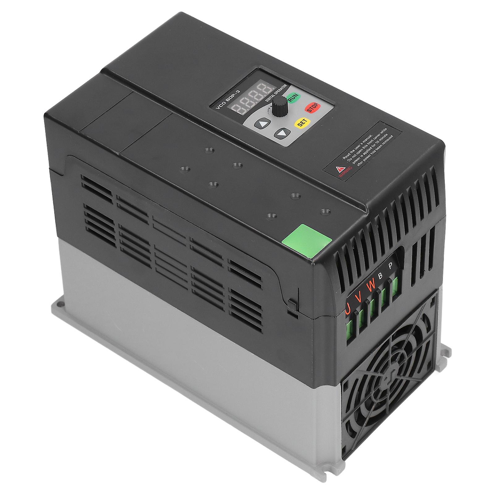Motor Variable Frequency Drive Good Heat Dissipation Frequency Inverter Converter 3 Phase 380‑440V Input 0‑440V Output 7.5KW 16.1A