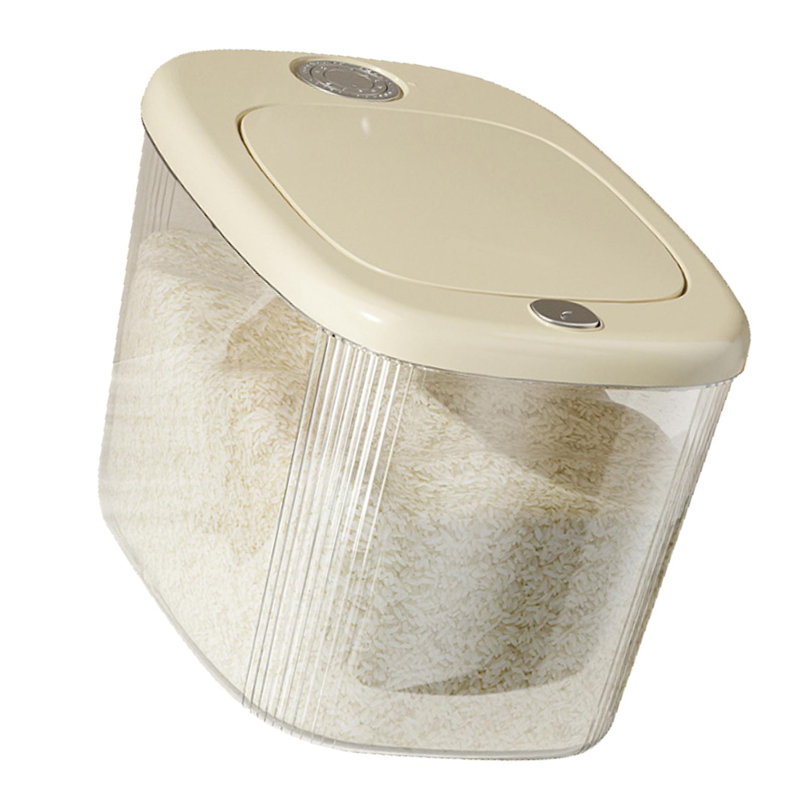 Airtight Large Capacity Rice Container 24x35.5x25cm PP Storage Bin