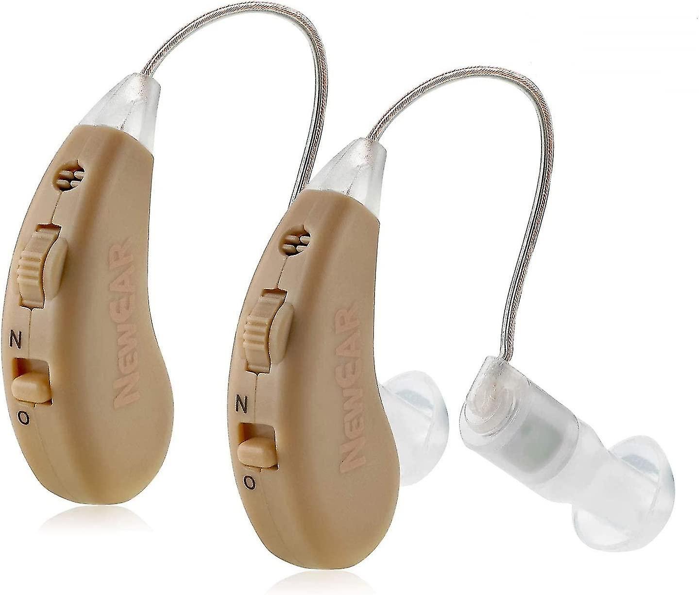 Digital Devices - Rechargeable BTE Personal Speaker Pair with USB Dock - Premium Behind-the-Ear