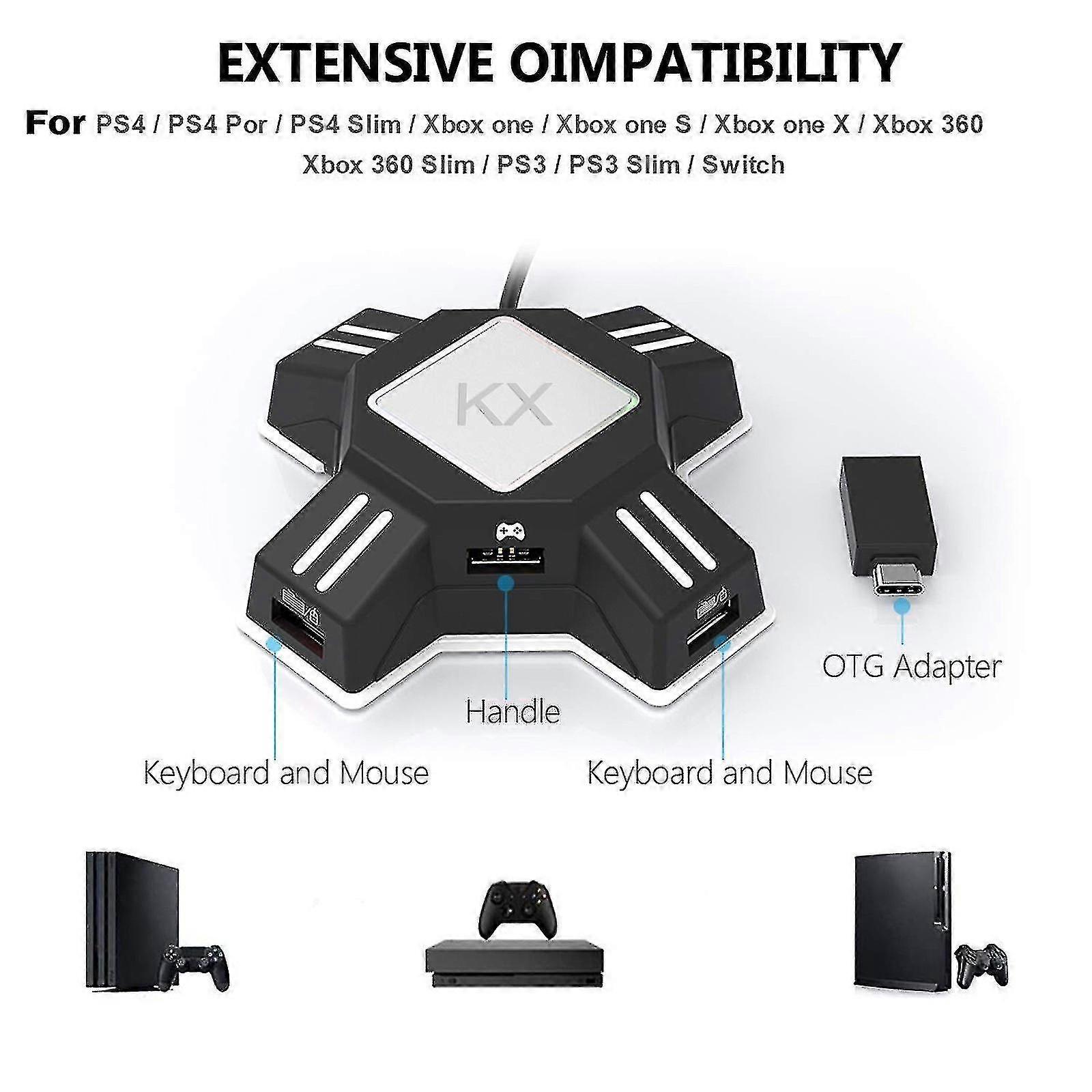 Keyboard Mouse Adapter Controller Converter Adapter For Switch/ps4/ps4 Pro/ps4