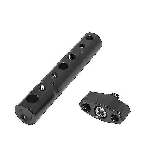 Motorcycle Rearview Mirror Holder Mount Bracket Extension Lighting Crossbar Multifunctional Extension Rod Mobile Phone Support