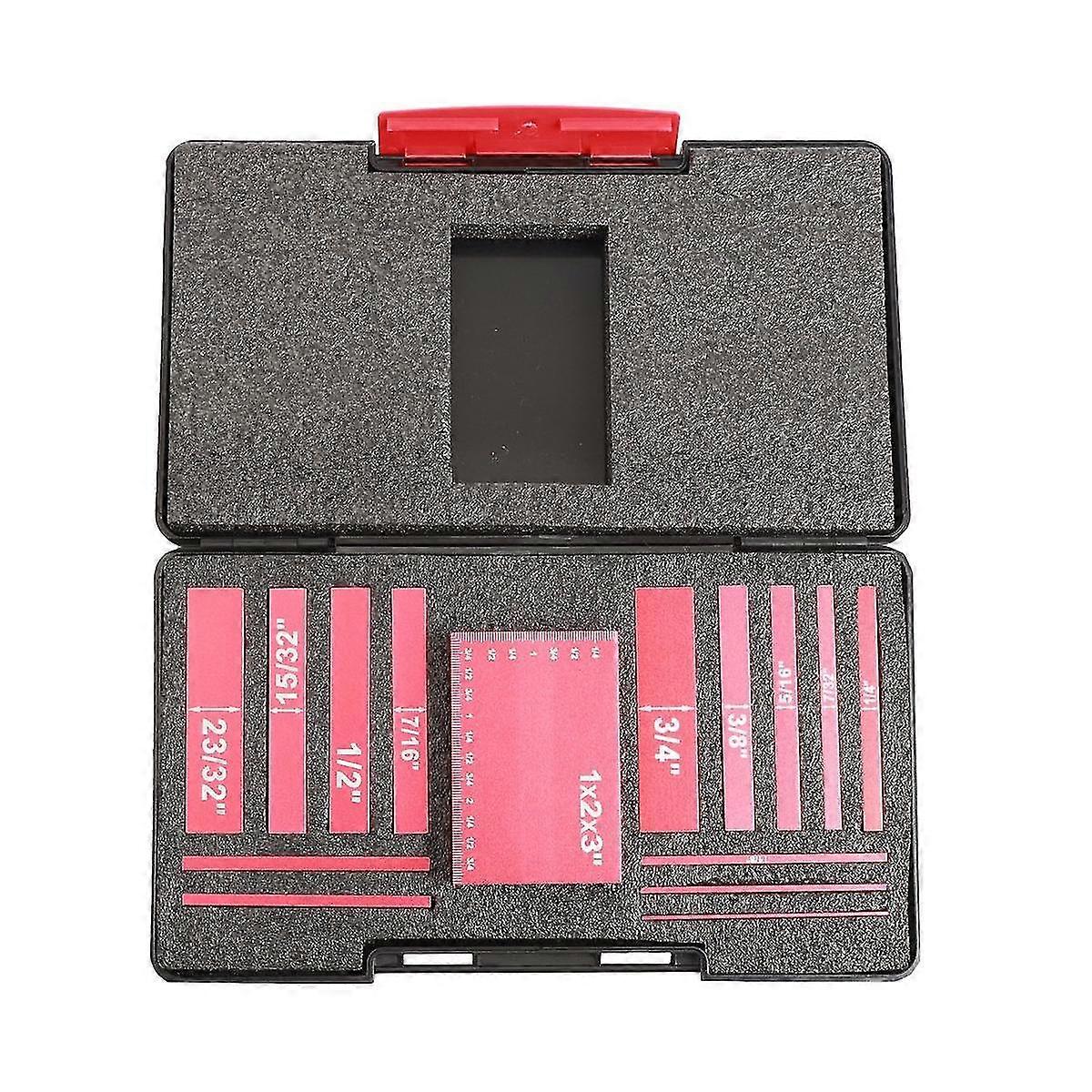 Setting Block Height Gauge Kit Height Gauge Set, Aluminum Alloy Rust Resistant Solid Mounting Rod F