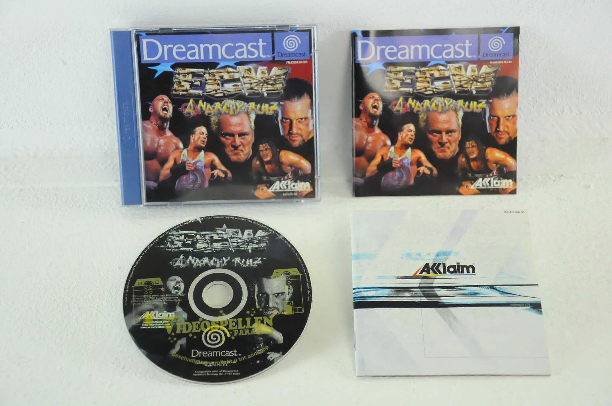 ECW - Anarchy rulz - dreamcast - PAL - Dreamcast - PAL - New & Sealed
