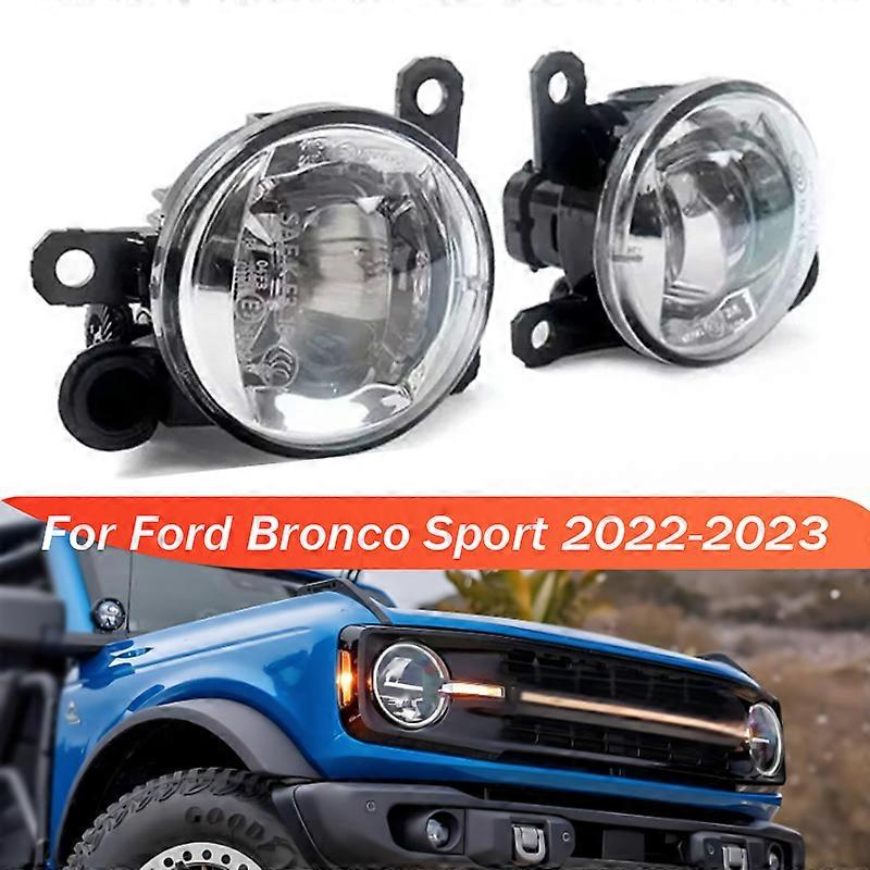For Ford Bronco Sport 2022-2023 Car Front Bumper Fog Lights Turn Signal Light Daytime Running Lamp