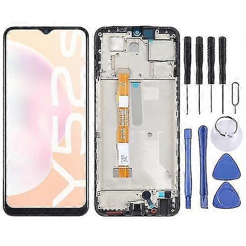 Lcd Screen And Digitizer Full Assembly With Frame Compatible With Vivo Y52s V2057a