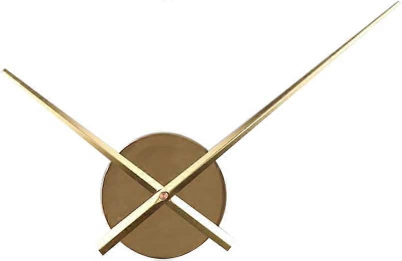 Diy Clock Needles Needles Wall Clock Clock Clock Clock Accesorios con cuarzo 3D (oro sin batería)