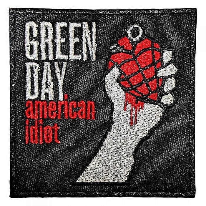 Green Day American Idiot Woven Iron On Patch