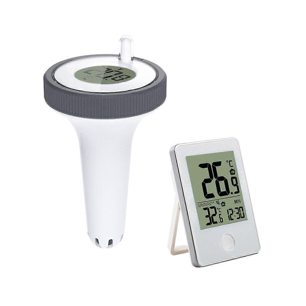Wireless Pool Thermometer Floating Easy Read,Digital Pool Thermometer Waterproof, for Swimming Pool