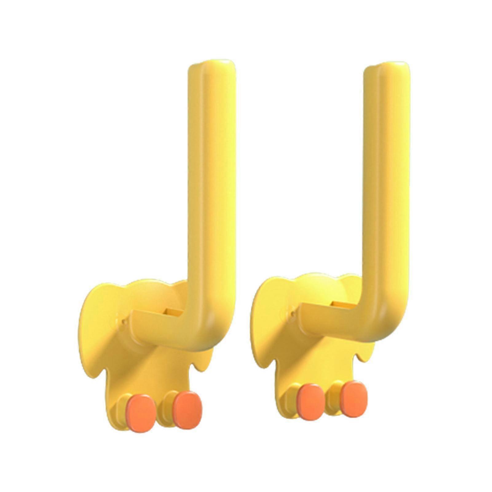 2pcs Kitchen Wall Mounted Pot Rack Multifunctional Pot Rack For Plastic Wrap Roll Tissue Paper