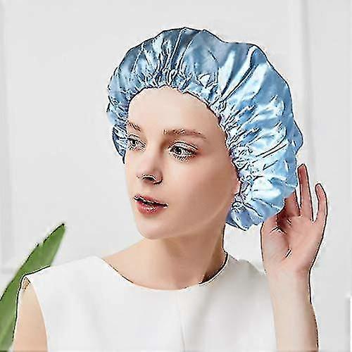 Shower Cap, 4-pack Bathing Reusable Shower Caps, Double Layers Premium