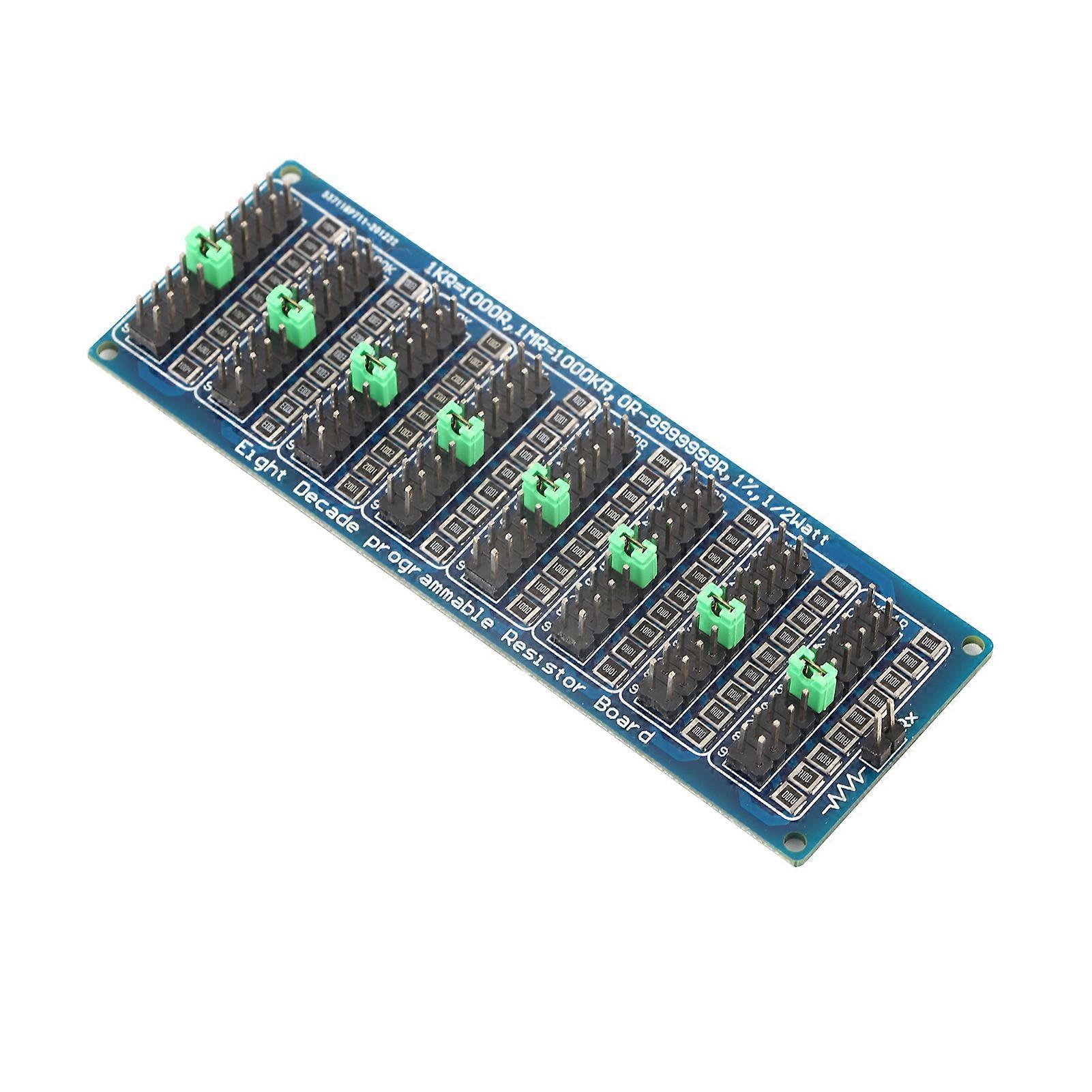 Programmierbare Widerstandsplatine 0.1R ? 9999999R 8 Abschnitt 0.1R Genauigkeit elektronisches Bauteil