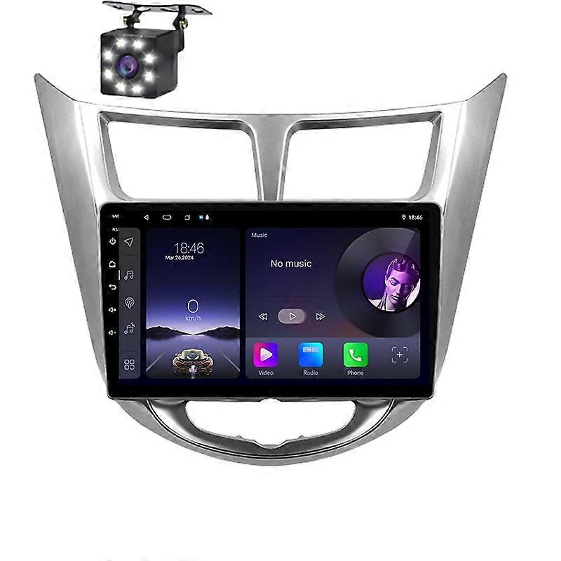 Car Radio Android For Hyundai Solaris Verna Accent 1 2010-2016 Auto Multimedia Player 