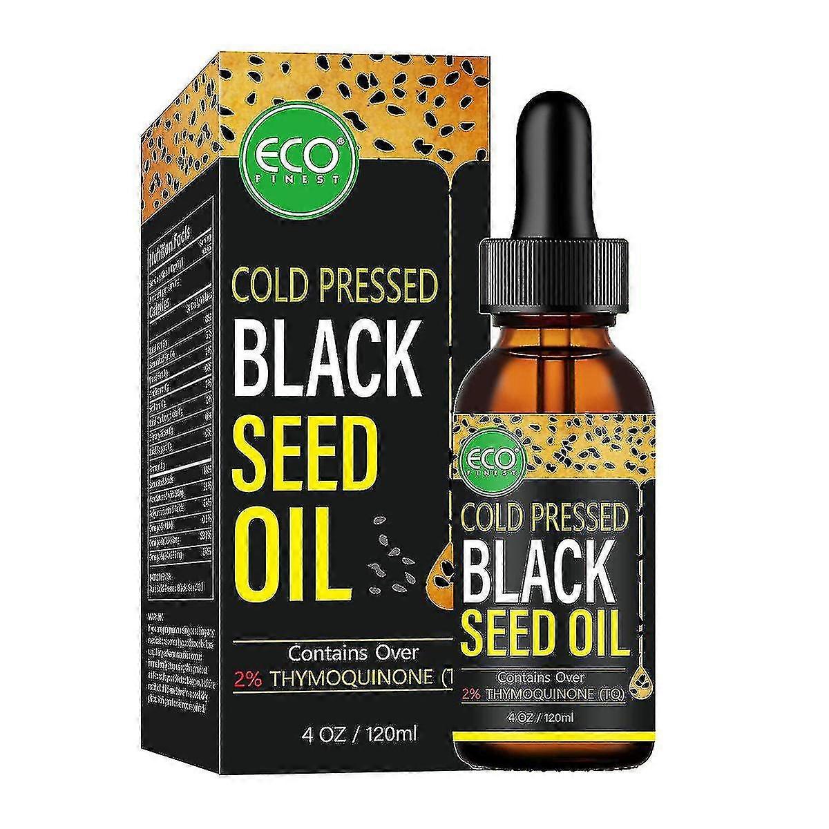 Black Seed Oil -Cold-Pressed, 100% Turkish Black Cumin Seed Oil, Liquid ...