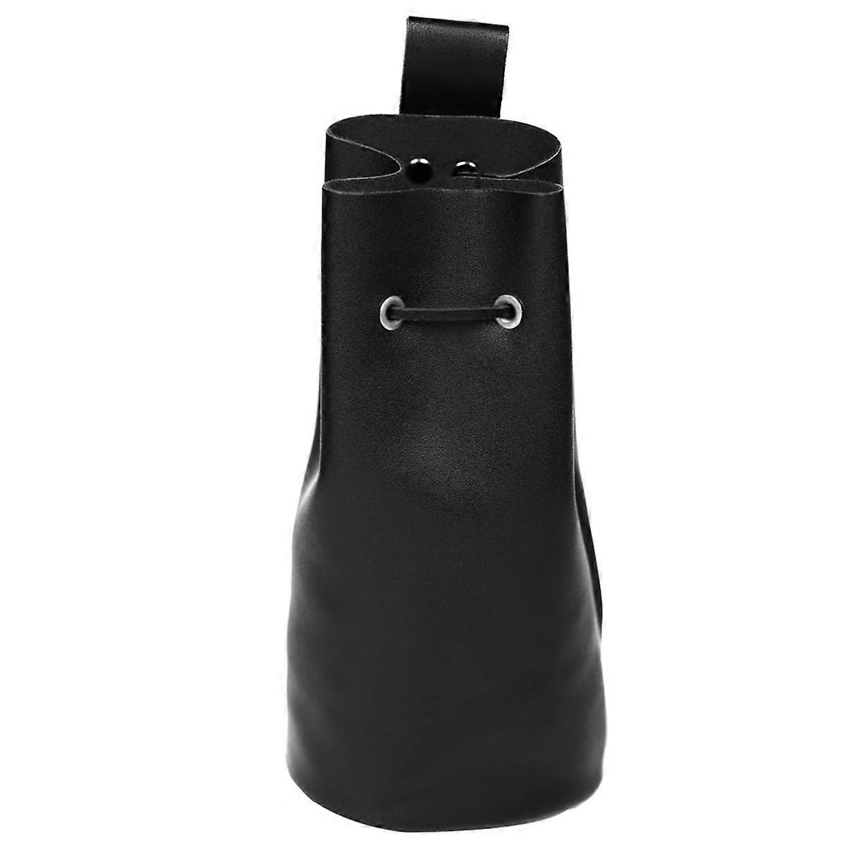 Medieval Cosplay Middle Ages Pouch Bag Drawstring Party Knights Accessory Faux Leather Waist Bags B