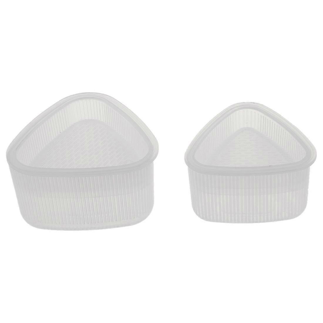 2 PCs Triangular Form Sushi Mold Onigiri Rice Ball Frame Food Mould Decorating