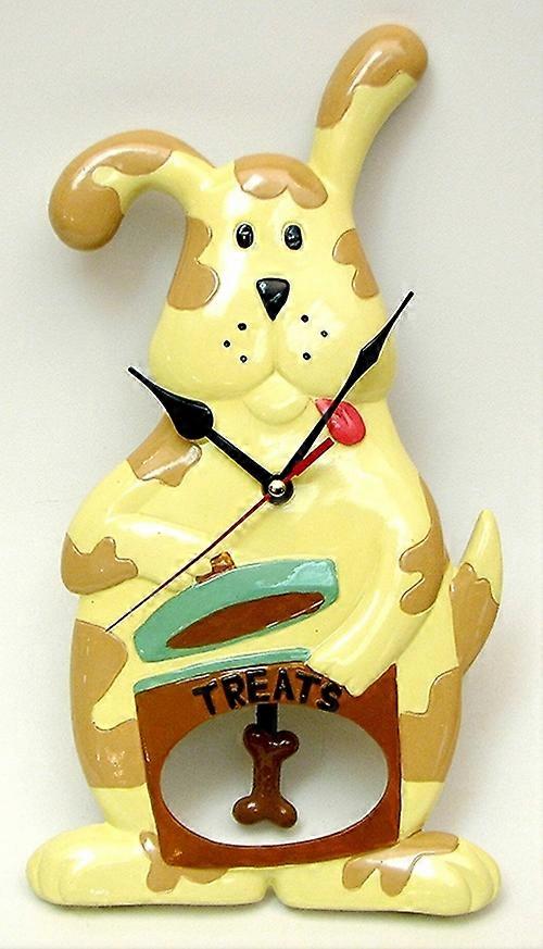 Whimsical Dog Clock