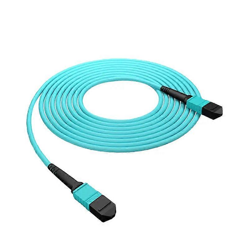 Om3 Mpo-mpo Upc 5meter Optic Patch Cord 12 Cores Mpo Trunk Fiber Jumper Cable