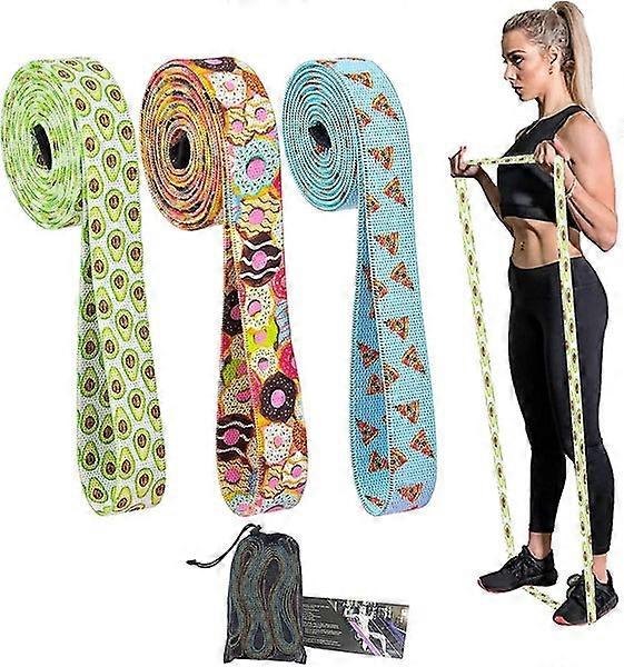 Resistance Bands Set - Fabric Pull Up Assistance Exercise Bands (3 Pack)