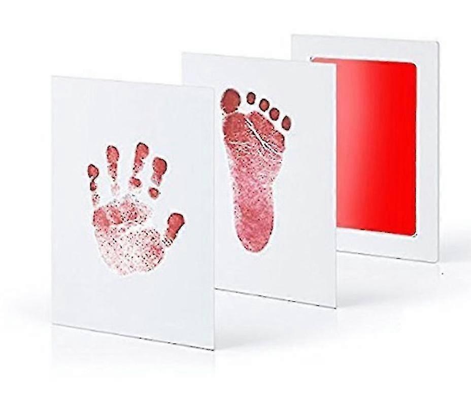 2 Set Handprint Footprints Ink Pads Safe No-touch Skin Inkless Pet Cat Dog Paw Prints S