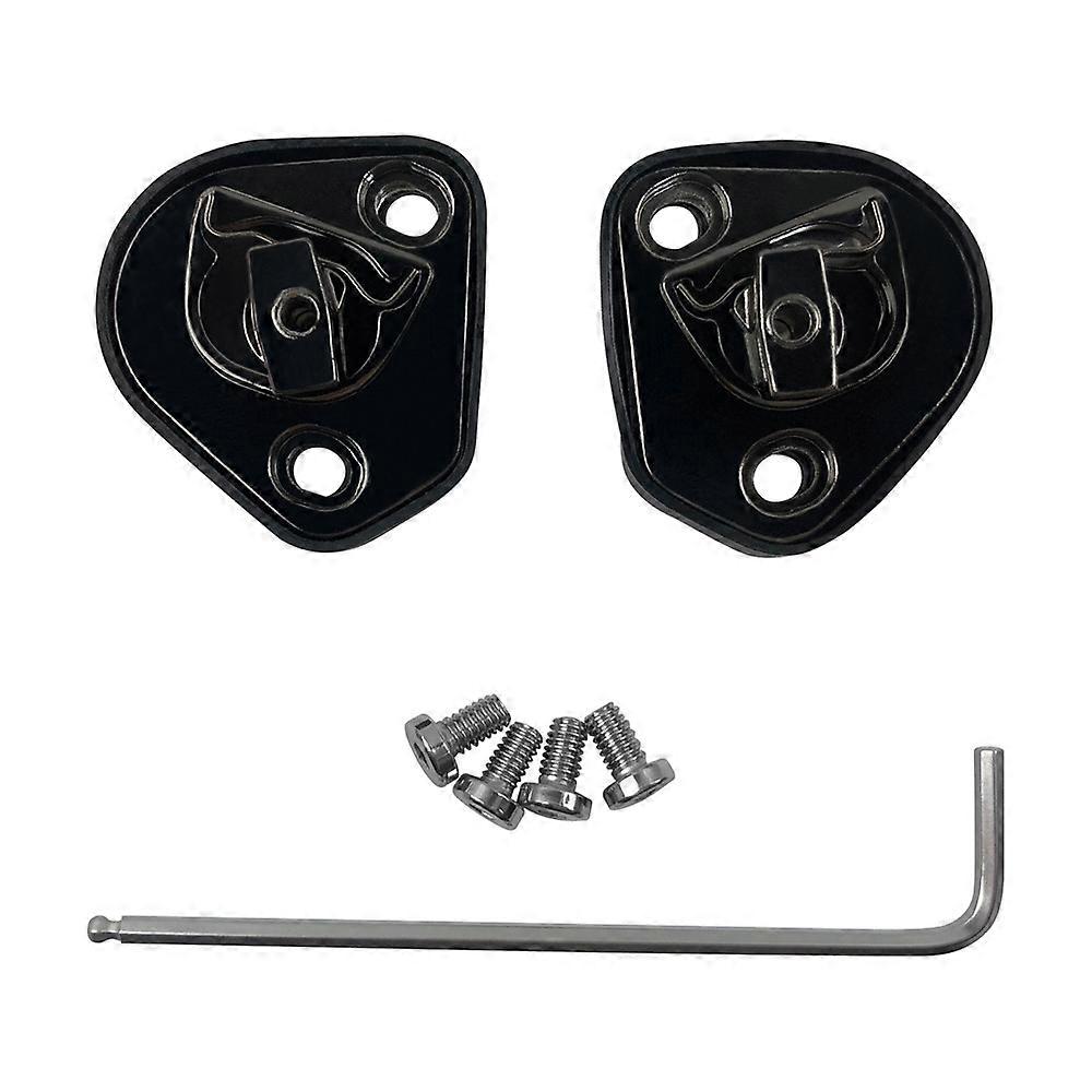 עבור AGV Pista GP R GP RR אביזרי קסדת אופנוע זוג לוח בסיס של ערכת ציר עם ארבעה ברגים אביזרי קסדה