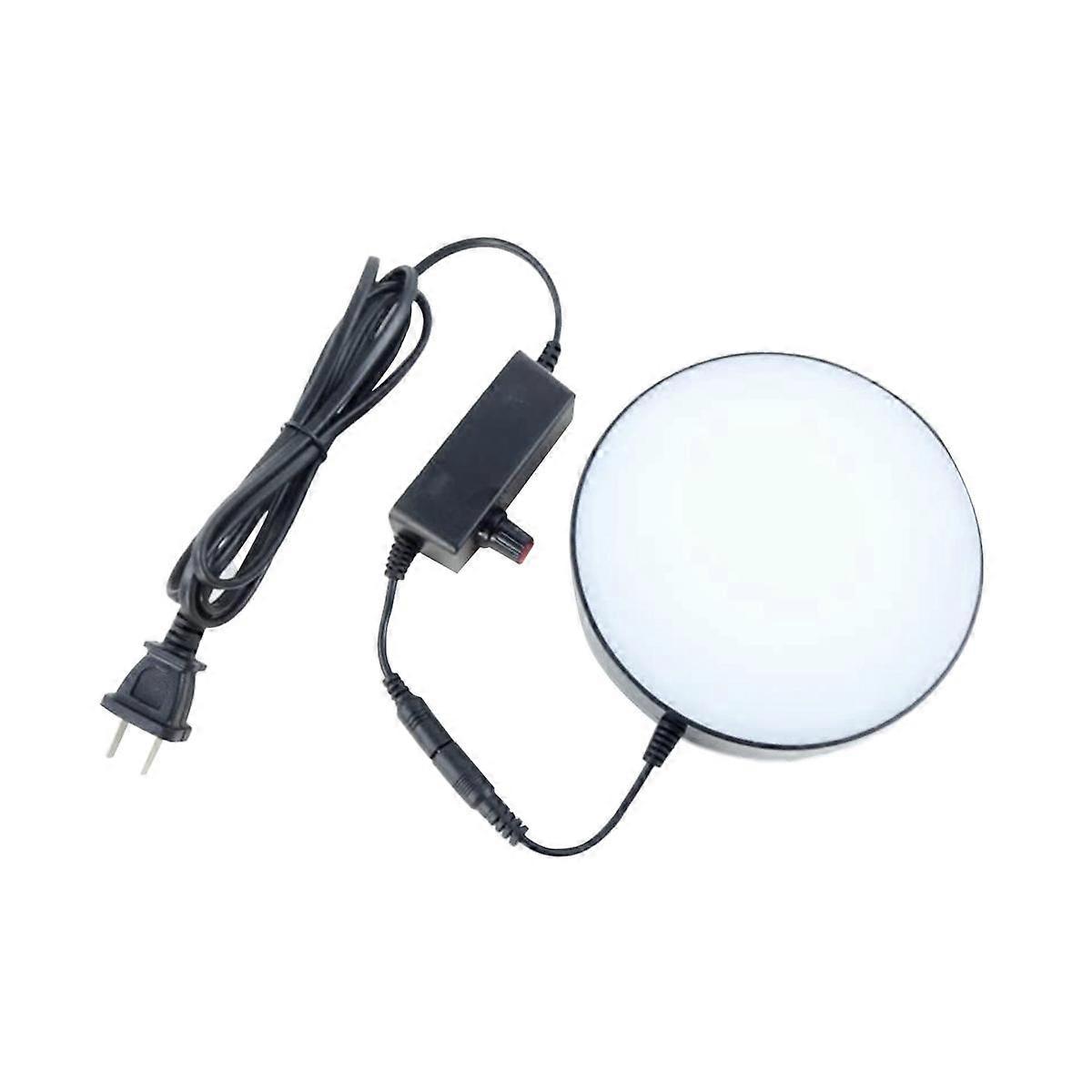 White Adjustable Brightness Ring Light Illuminator with Power Adapter LED Ring Microscope Bottom Li