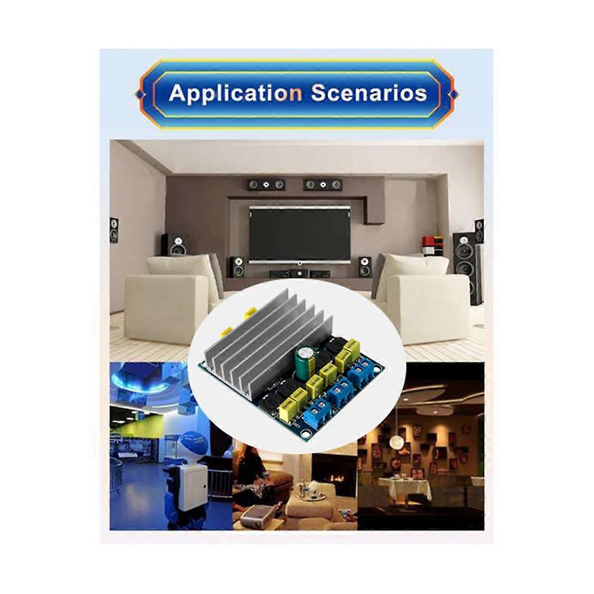TDA7492 High-Power Digital Amplifier Board 50Wx2/8 Mono 100W Audio Module Can be Bridged in Parall