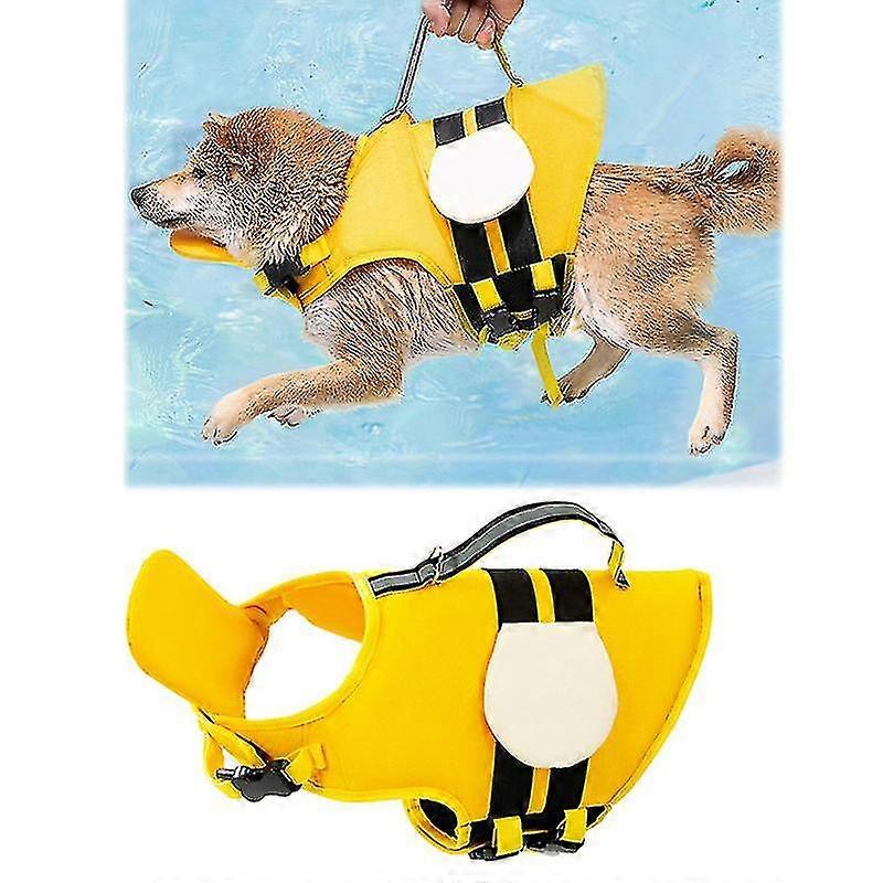 כלב חגורת הצלה מעיל צף חיות מחמד מעיל בטיחות אפוד קיץ כלב שחייה בגדים מציל הצלה
