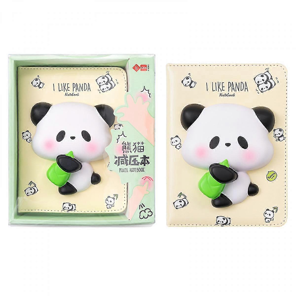Decompression Panda Color Page Book Hand Ledger Notebook
