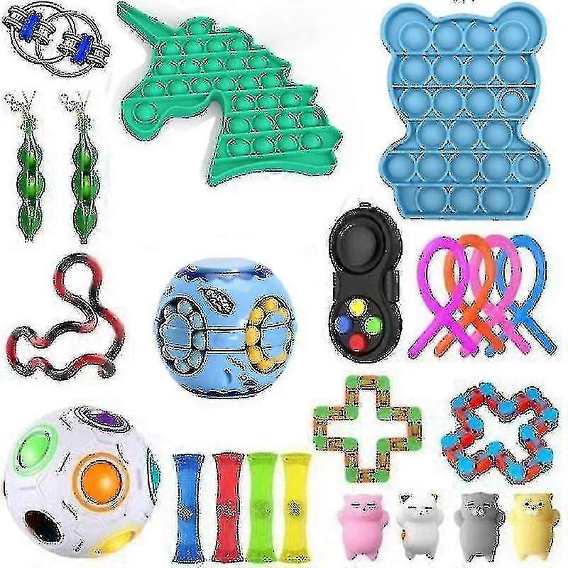Bundle Strap Fidgety Hand Toy Push Bubble Cube