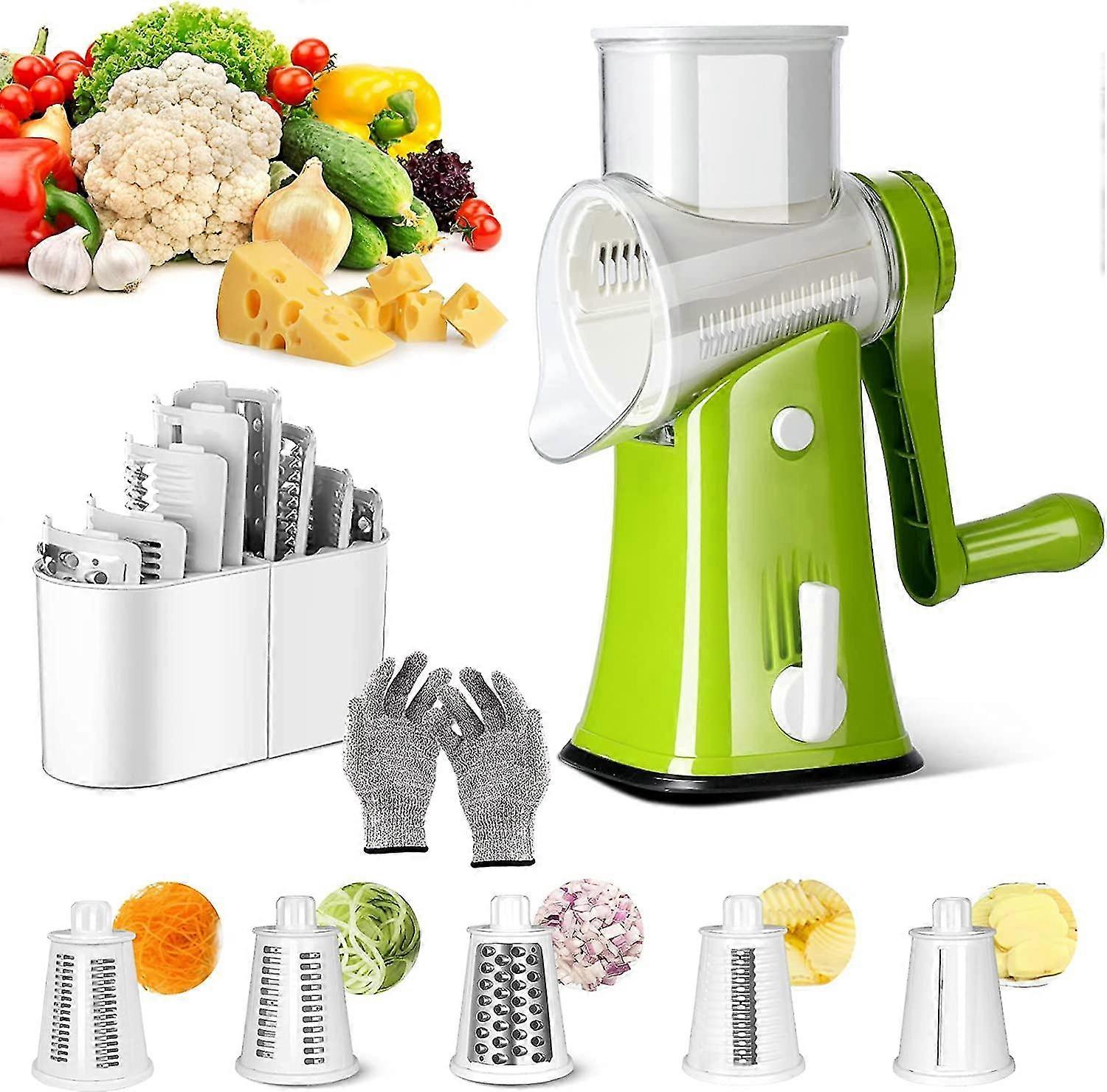 Cheese Grater, Manual Vegetable Grater, Diced, Minced