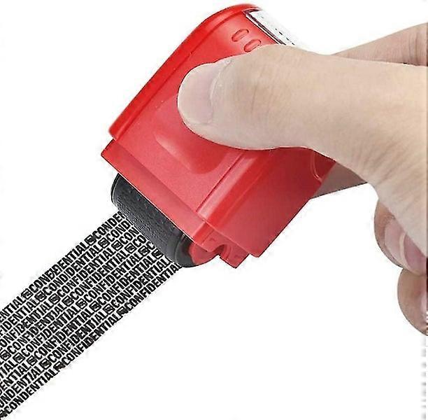 Data Protection Roller Stamp for Identity Theft Prevention