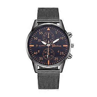Mænds Pin Buckle Watch, Quartz & Car Thread Rem, Herreur med Pin Buckle og bil trådrem