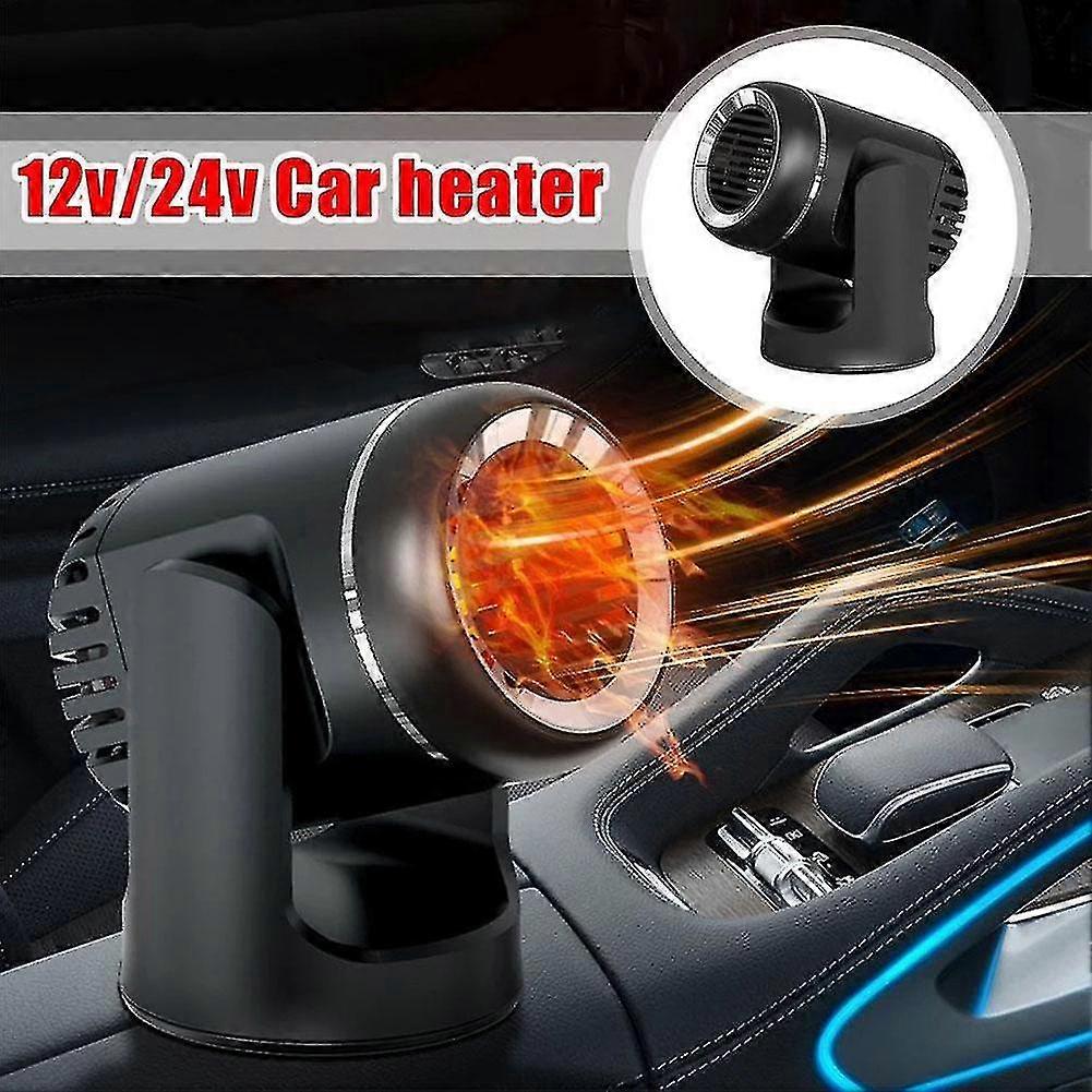Universal Rotatable Car Heater Fan 12v Warm Hot Air Blower Fast Heating ...