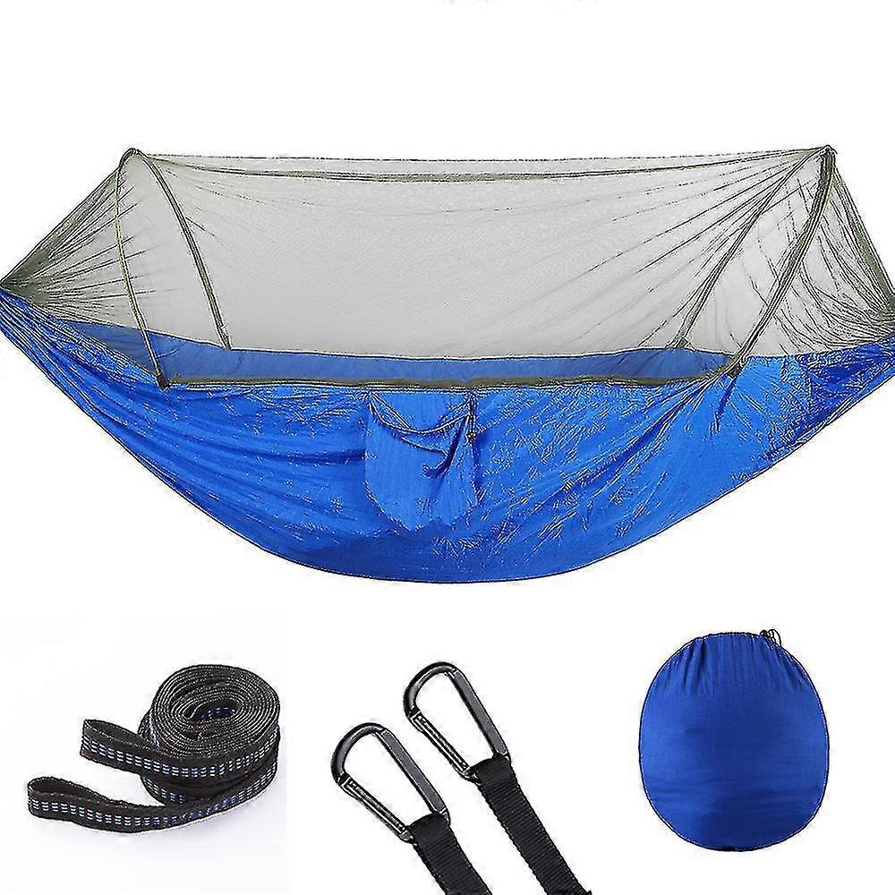 Camping Hammock With Mosquito Net,automatic Quick Open Outdoor Portable Hammock